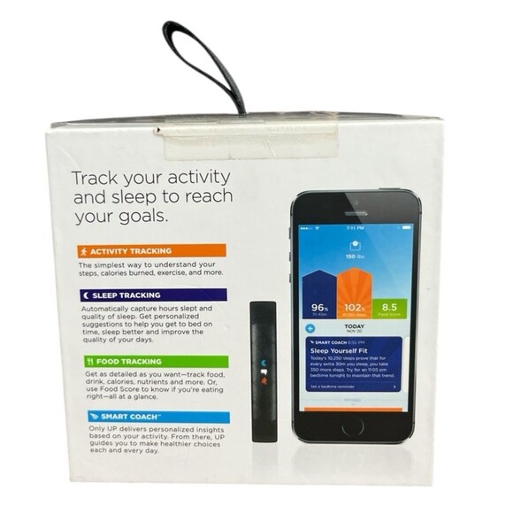 UP2 by Jawbone Wireless Activity and Sleep Tracker Silver Brand New - Picture 2 of 5